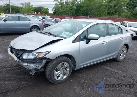 2014 Honda Civic Lx z USA, uszkodzony, nr VIN 19XFB2F52EE262992